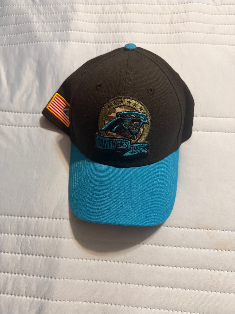 New Era Salute to Service Panthers hat